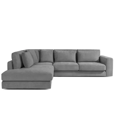 Konsimo® Ecksofa Dunkelgrau 297x248 cm