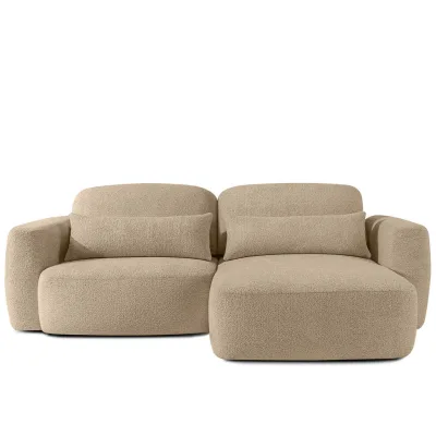 Konsimo® Ecksofa Ecru 245x165 cm
