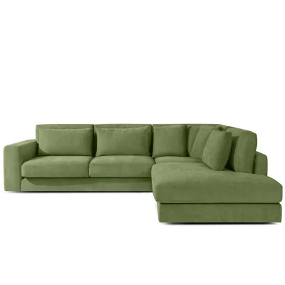 Konsimo® Ecksofa Grün 297x248 cm