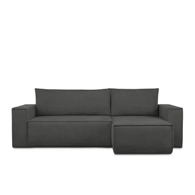 Konsimo® Ecksofa-Links/Rechts Silber 262x148 cm