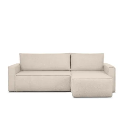 Konsimo® Ecksofa-Links/Rechts Weiß, Creme 246x148 cm