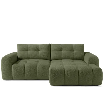 Konsimo® Ecksofa Olivgrün 256x104 cm