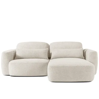 Konsimo® Ecksofa Weiß 245x165 cm