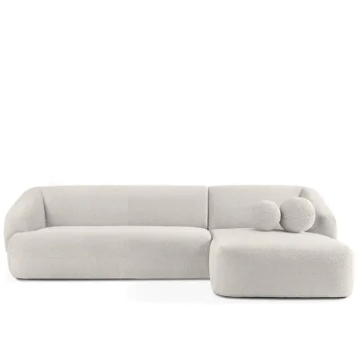 Konsimo® Ecksofa Weiß 300x160 cm