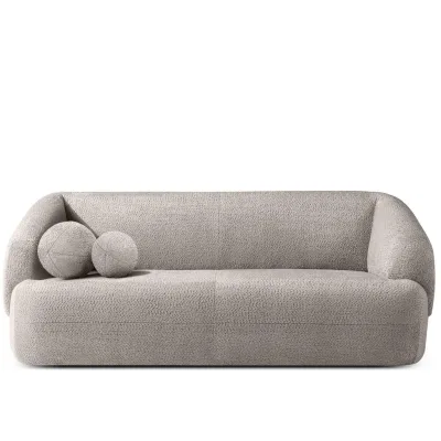 Konsimo® Einzelsofa Graubraun 210x84x100 cm