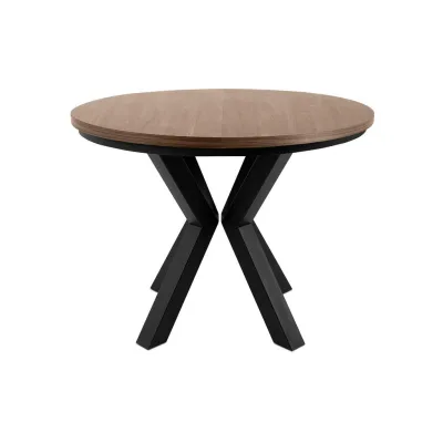 Konsimo® Esstisch Braun, Schwarz 180x75x100 cm