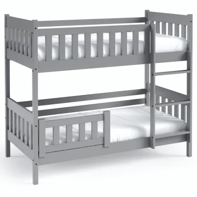 Konsimo® Etagenbett Grau 80x190 cm
