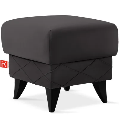 Konsimo® Hocker Graphit 53x49x53 cm