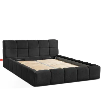 Konsimo® Polsterbett Anthrazit 160x200 cm