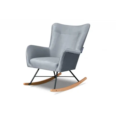 Konsimo® Schaukelsessel Grün, Blau 75x94x112 cm