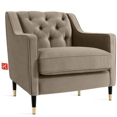 Konsimo® Sessel Beige 77x78x80 cm