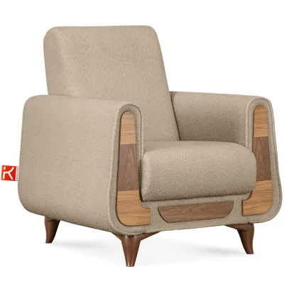 Konsimo® Sessel Beige 83x95x92 cm
