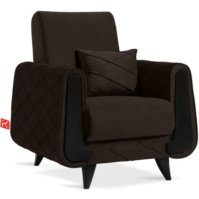 Konsimo® Sessel Braun 83x95x92 cm