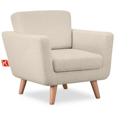Konsimo® Sessel Creme 86x80x88 cm