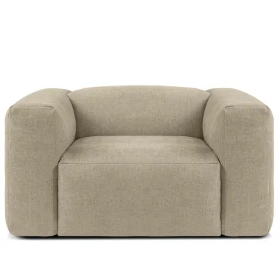 Konsimo® Sessel Dunkelbraun 130x73x96 cm
