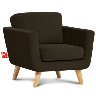 Konsimo® Sessel Dunkelbraun 86x80x88 cm