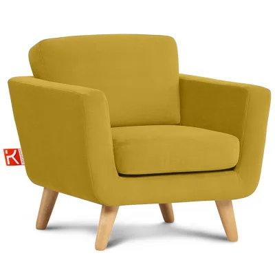 Konsimo® Sessel Gelb 86x80x88 cm