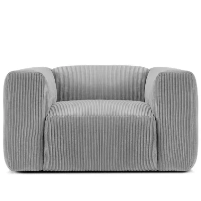 Konsimo® Sessel Hellgrau 130x73x96 cm