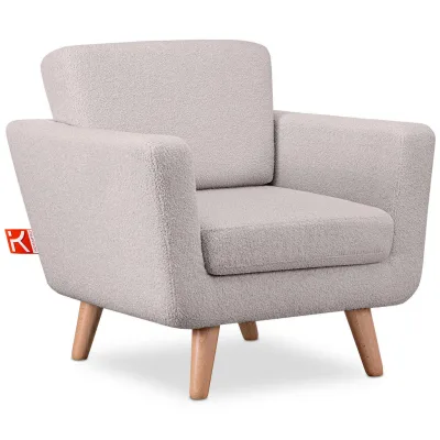 Konsimo® Sessel Hellgrau 86x80x88 cm