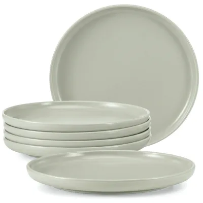 Konsimo® Teller-Set Hellgrün 20x2x20 cm