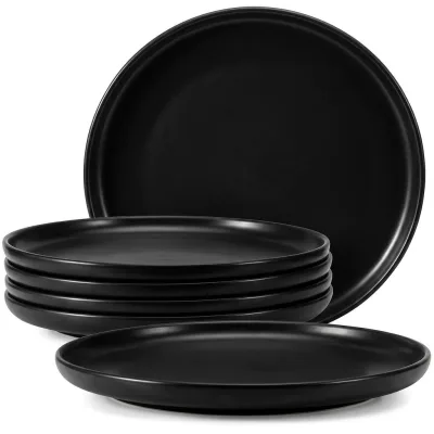 Konsimo® Teller-Set Schwarz