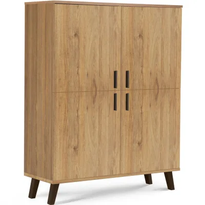 Konsimo® Türkommode Eiche 107x134x40 cm