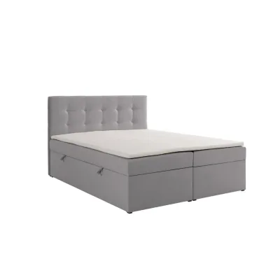 KS Home Concept Boxbett Silber 200x200 cm