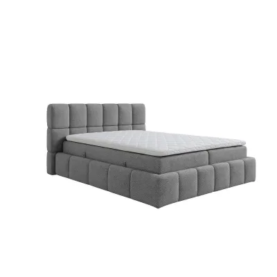 KS Home Concept Boxspringbett Dunkelgrau 200x200 cm