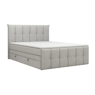 KS Home Concept Boxspringbett Hellgrau 180x200 cm