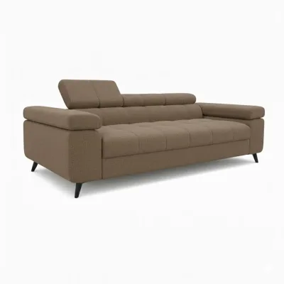 KS Home Concept Schlafsofa Braun 260x90x97 cm