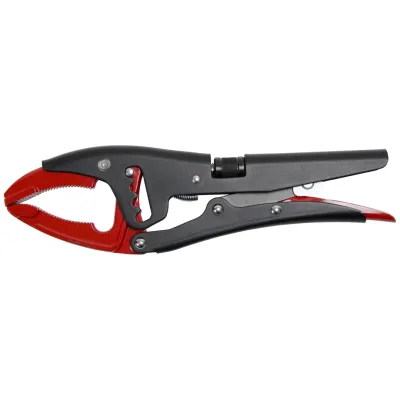 KS Tools 10-Zoll-Schraubzwinge „Pro“ mit langen Backen, 0–85 mm