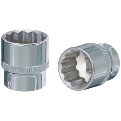 KS Tools 3/8 CHROMEplus 12-kant-Stecknuss, 15 mm