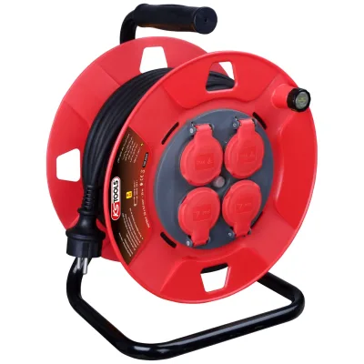 KS Tools Kabeltrommel, 3 x 2,5 mm², 25 m - IP44