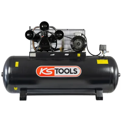 KS Tools Kompressor mit 500-Liter-Behälter - 10 bar - 10 PS - 380 V, dreiphasig