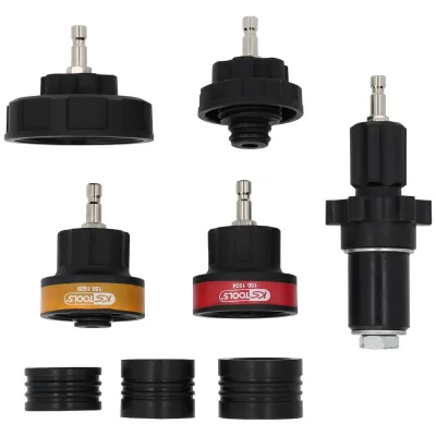KS Tools Kühlsystem-Adapter-Satz, 8-tlg, für asiatische Fahrzeuge