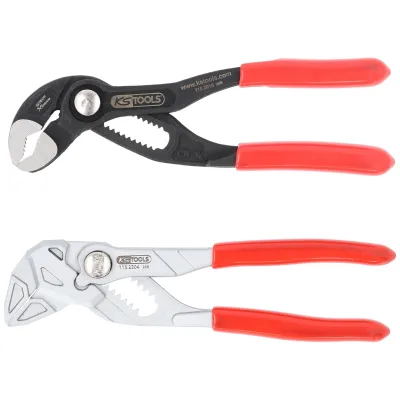 KS Tools Mini-Zangenschlüssel und Wasserpumpenzangen-Satz, 2-tlg.