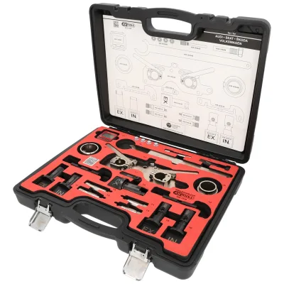 KS Tools Motoreinstellwerkzeug-Satz für Audi, Seat, Skoda, Volkswagen, 23-tlg.