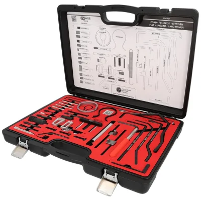 KS Tools Motoreinstellwerkzeug-Satz für Citroën, Ford, Peugeot, Fiat, Jaguar, 43-tlg.