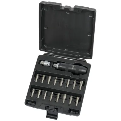 KS Tools Schlagschraubendreher-Set mit Bits, 18-tlg.