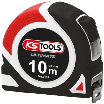 KS Tools ULTIMATE-Maßband aus zwei Materialien, 10 x 25 mm