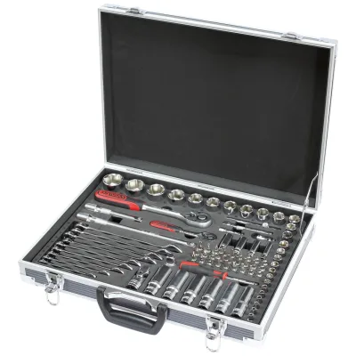 KS Tools ULTIMATE Steckschlüssel- und Zubehörset 1/4 - 1/2, 83-tlg.