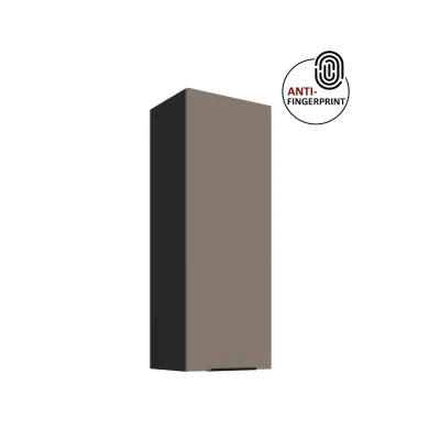 Küche ARIA Hängeschrank 40 cm Höhe 90 cm Sandgrau Küchenzeile Anti Fingerprint