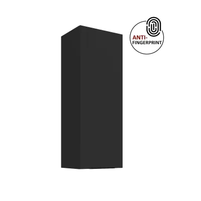 Küche ARIA Hängeschrank 40 cm Höhe 90 cm Schwarz Küchenzeile Anti Fingerprint