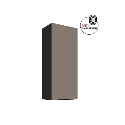 Küche ARIA Hängeschrank 45 cm Höhe 90 cm Sandgrau Küchenzeile Anti Fingerprint