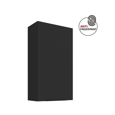 Küche ARIA Hängeschrank 60 cm Höhe 90 cm Schwarz Küchenzeile Anti Fingerprint