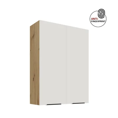 Küche ARIA Hängeschrank 80 cm Höhe 90 cm Weiss Küchenzeile Anti Fingerprint