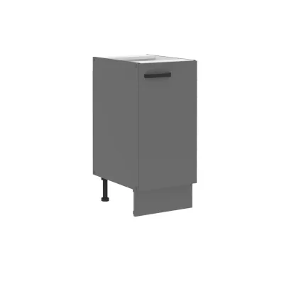 Küche NESSA Unterschrank 40 cm Anthrazit Küchenzeile Küchenblock Einbauküche