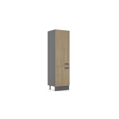 Küche SCANDI Hochschrank 60 cm Fischgrät Küchenzeile Küchenblock Einbauküche