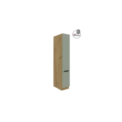 Küchen Apothekerschrank 30 cm ARIA Aquamarin Anti Fingerprint Küchenzeile Küchenblock