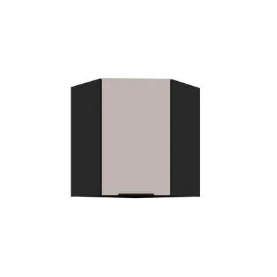 Küchen Eckhängeschrank 60x60 cm Küche ARONA Kaschmir beige Küchenzeile